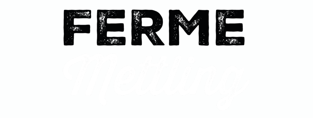 Logo Ferme mettling noir et blanc